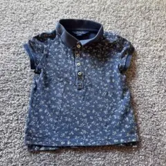 POLO RALPH LAUREN ネイビー花柄ポロシャツ　3歳用　100サイズ