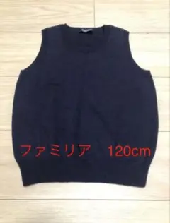 ニットベスト　ファミリア　120
