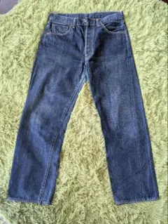 【美品】LVC LEVI'S 66501 復刻 J22 ビッグE 赤耳　W34