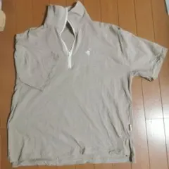 JaVa ベージュ ハーフジップ Tシャツのサムネイル