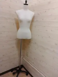 ホワイトマネキン 調整可能スタンド付き