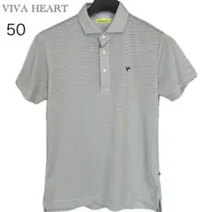 ビバハート ゴルフ ポロシャツ メンズ 50 L 緑 VIVA HEART