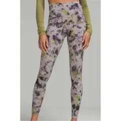 lululemon レディースAlignハイライズ モーブ タイダイパンツ25