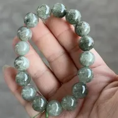 グリーン ルチル クォーツ 天然石 12.mmブレスレット