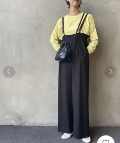 ブラック オーバーオール