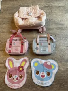 【新品未使用】メゾピアノ×サンリオ 豪華7点セット リュック・ポーチ・タオル