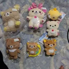リラックマ ぬいぐるみセット 約10cm