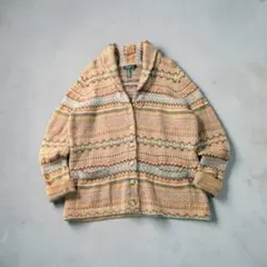 LAUREN RALPH LAUREN フェアアイル カシミヤ混 カーディガン