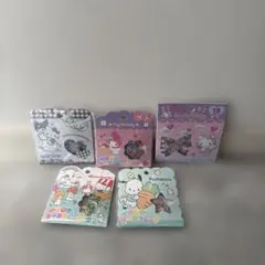 おはじきシール　ポチャッコ　サンリオキャラクターズ　モノトーン　キティ　クロミ