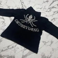 キッズ(118)CHUBBY GANG クモプリント トレーナー 100cm