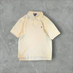 90s. Ralph Lauren Polo shirt L-YELLOW