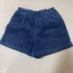 URBAN RESEARCH DOORS コーデュロイキュロットブルー120㎝