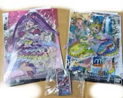 アイカツ×プリパラ(クリアビジュアルポスター)とキーホルダー