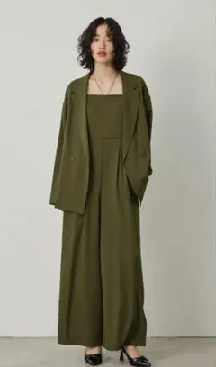 niana プラクティカルセットアップ 2点セット パンツドレス オールインワン