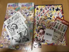 【初版】ワンピース104巻　帯付き　4冊セット　オマケ付き
