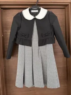 CHOPIN ショパン ボレロ付き 千鳥格子 アンサンブル 130 卒園式