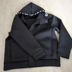 フード付きブラックジャケット 3L