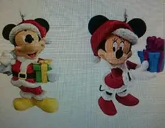 Hallmark　クリスマス　オーナメント　ミッキー、ミニー