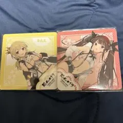 閃乱カグラ 爆乳ハイパーWEBくじ コースター 2種セット