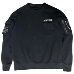 AVIREX アビレックス　長袖 ファティーグ クルーネック スウェット【美品】