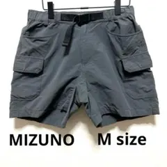 Mizuno グレー カーゴショートパンツ ウエスト調整可能 24A786-1のサムネイル