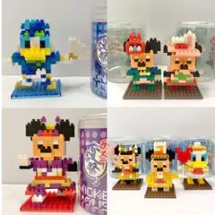 ディズニー ナノブロック 7点セット ミッキー ミニー ドナルド