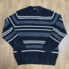 アズールバイマウジー ストライプニットセーター L