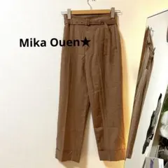 Mika Ouen★パンツベルテッドテーパードパンツのサムネイル