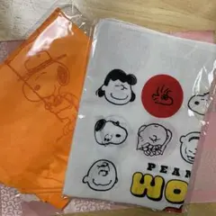 【新品未開封】【スヌーピー】手ぬぐい　＆　お買い物　エコバッグ