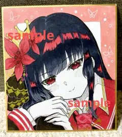 手描きイラスト アナログ　魔法少女ノ魔女裁判 二階堂ヒロ　まのさば