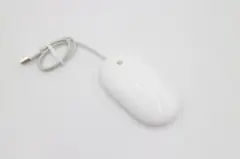 3142-Apple Mighty Mouse 有線マウス 純正 A1152