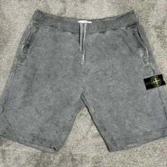 STONE ISLAND 染め加工 ショートパンツ XL スウェットパンツ