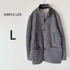 エレメントオブシンプルライフ ジャケット アウター メンズ ボタン留め 総裏地