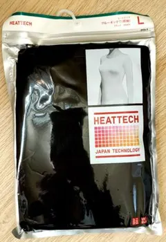 HEATTECH クルーネック Lサイズ ブラック