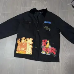 XLARGE ブラック グラフィティジャケット XL