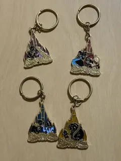 ディズニーストラップ4点セット