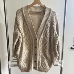 厚手カーディガン　韓国　フリーサイズ