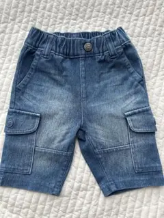 【サイズ90】ベビーギャップ デニムパンツ 8分丈