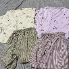 SALE中！パンダ柄 パジャマ 上下セット 2着セットのサムネイル