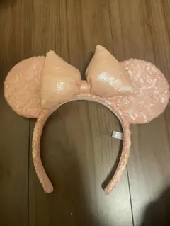 最終値下げ！薄ピンク　ミニーカチューシャ