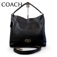 COACH コーチ ショルダーバッグレガシー 19892 レザー 2WAY 黒 - メルカリ