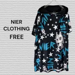 《NIER CLOTHING》半袖 パーカー フルジップパーカー フリーサイズ