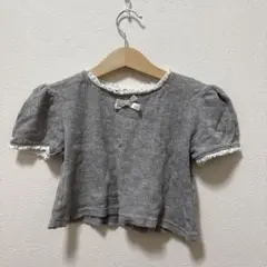 韓国こども服 MELIKEY 半袖 トップス 女の子 丈短め