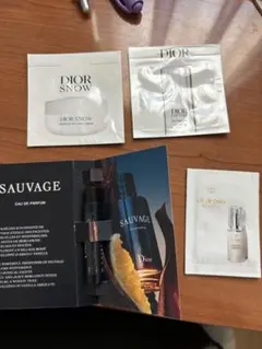 Dior Snow & Sauvage サンプルセット