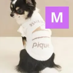 ジェラートピケ【CAT&DOG】ケーキジャガード プルオーバー M 犬 服 ②