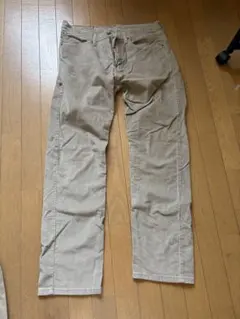 Levi's 505チノパン W34 L32 ベージュ コーデュロイ リーバイスのサムネイル