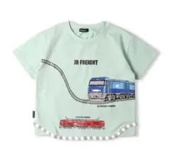 moujonjon JR貨物 電車 Tシャツ　120サイズのサムネイル