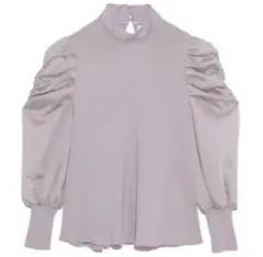 SNIDEL♡ スリーブボリュームフレアニット