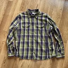 【美品】90s カーハート チェックシャツ　古着