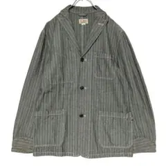 SMITH'S AMERICAN ヘリンボーン ストライプ ワークジャケット